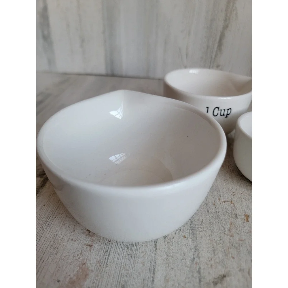 Prep‎ collection cup white measurement set kitchen utensil